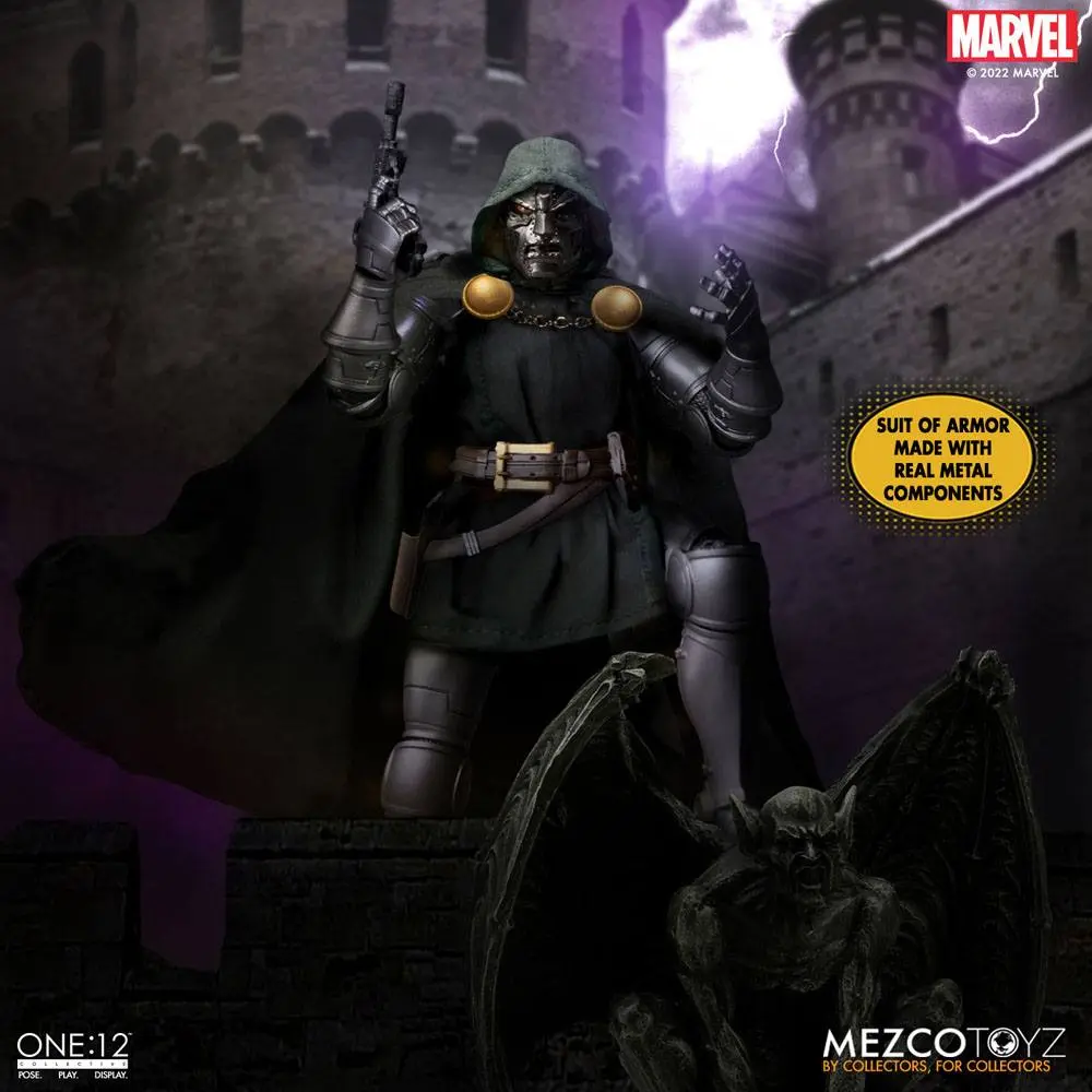 Marvel 1/12 Doctor Doom akciófigura 17 cm termékfotó