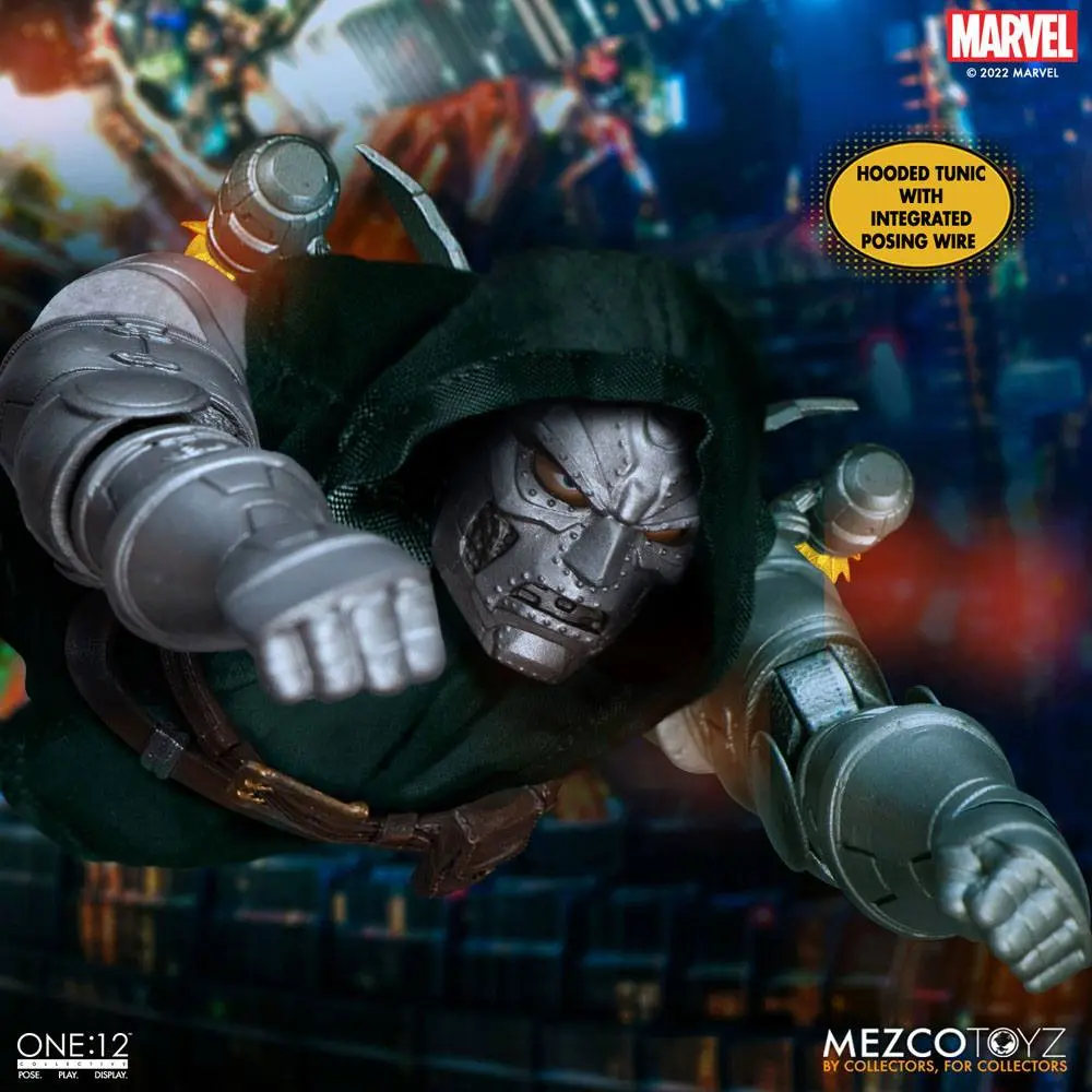 Marvel 1/12 Doctor Doom akciófigura 17 cm termékfotó