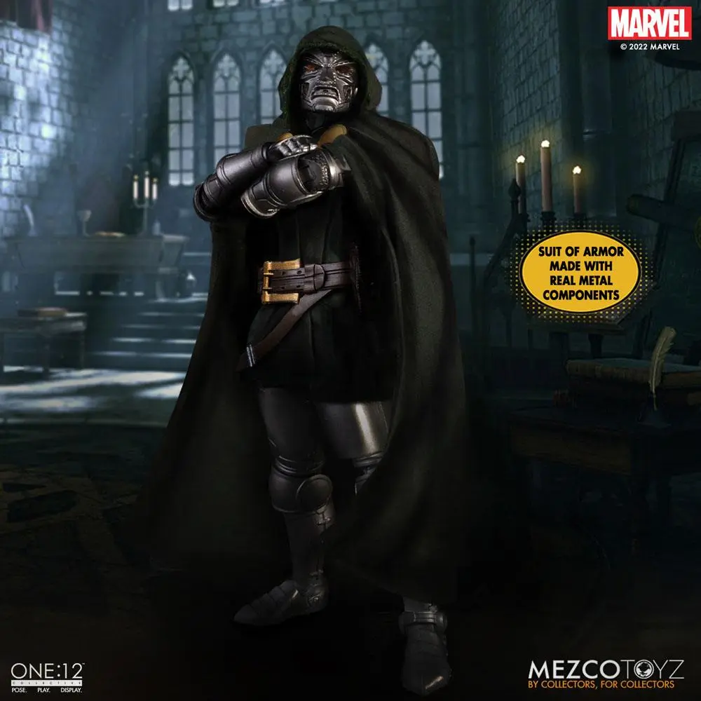 Marvel 1/12 Doctor Doom akciófigura 17 cm termékfotó