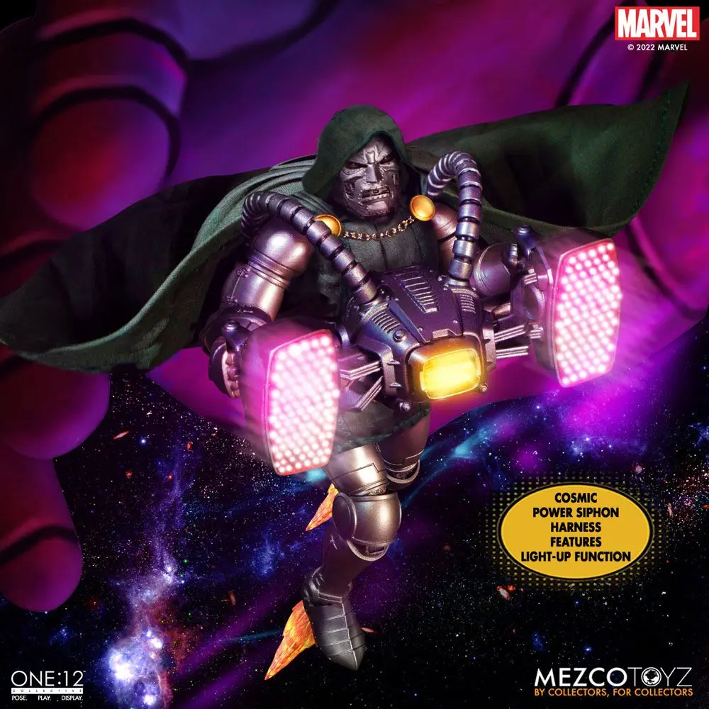 Marvel 1/12 Doctor Doom akciófigura 17 cm termékfotó