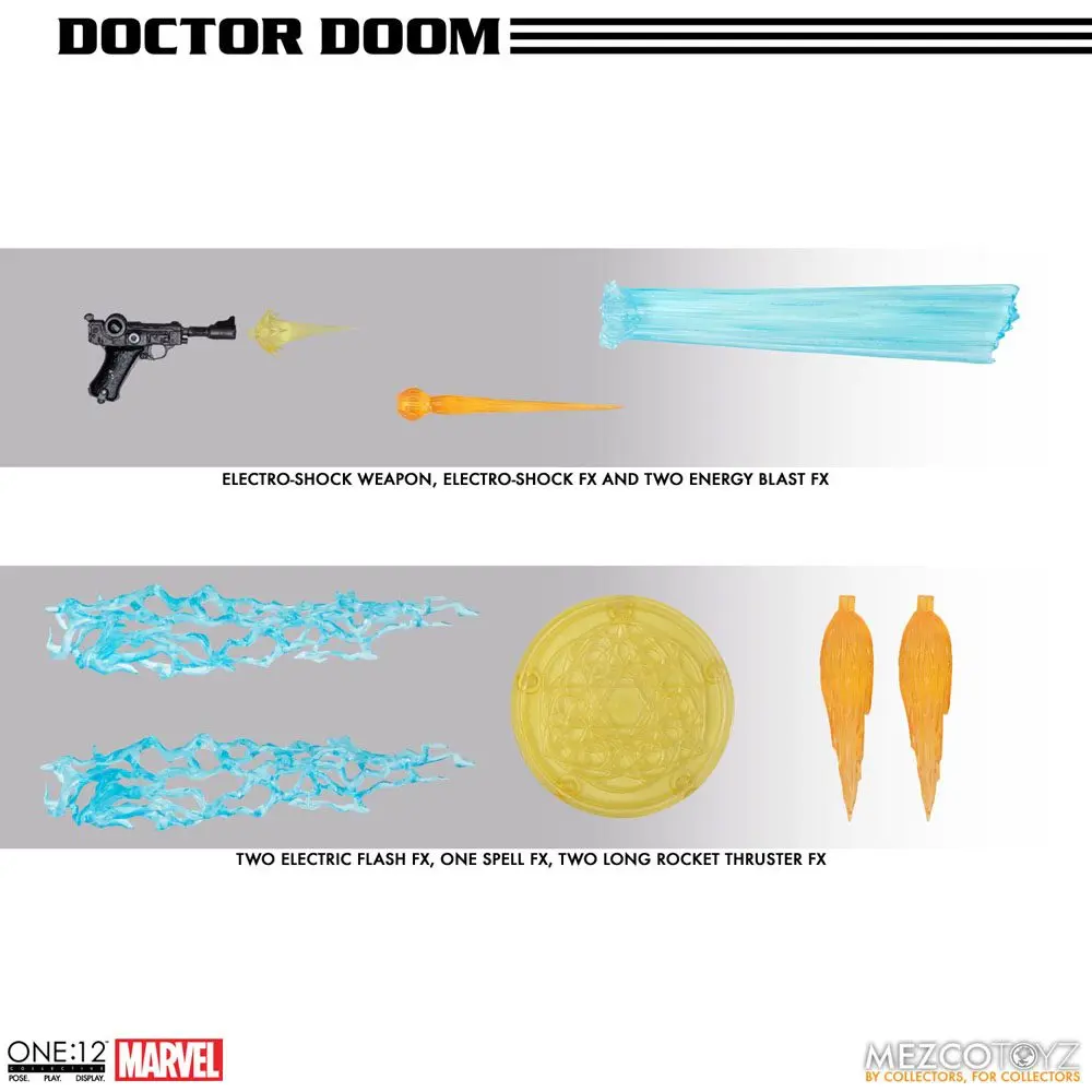 Marvel 1/12 Doctor Doom akciófigura 17 cm termékfotó