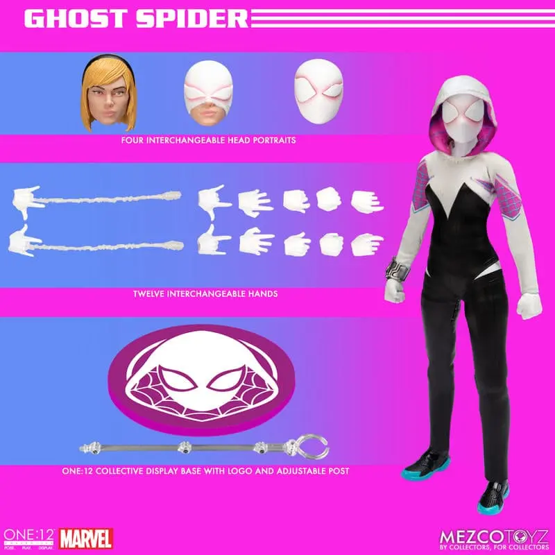 Marvel Actionfigur 1/12 Ghost-Spider from Earth-65 16 cm termékfotó