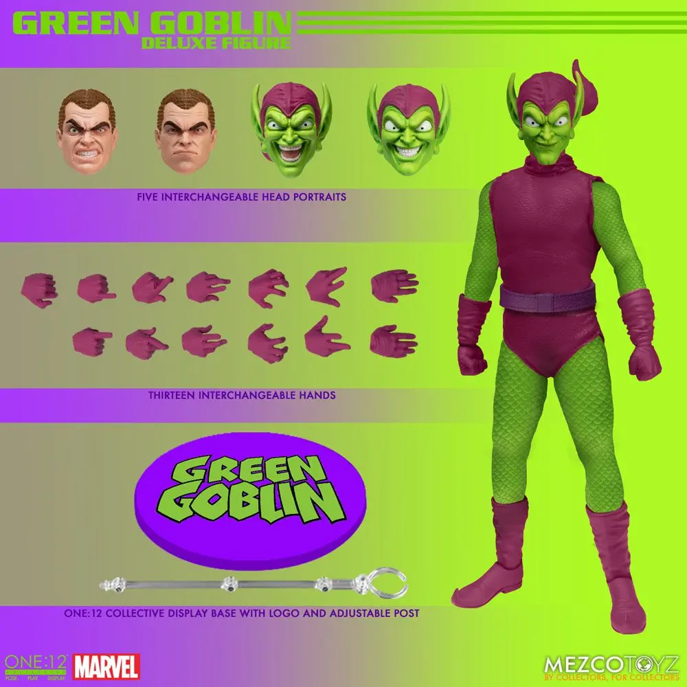 Marvel 1/12 Green Goblin - Deluxe Edition akciófigura 17 cm termékfotó