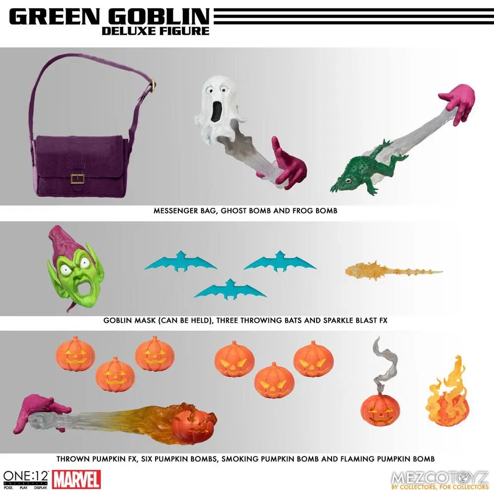 Marvel 1/12 Green Goblin - Deluxe Edition akciófigura 17 cm termékfotó