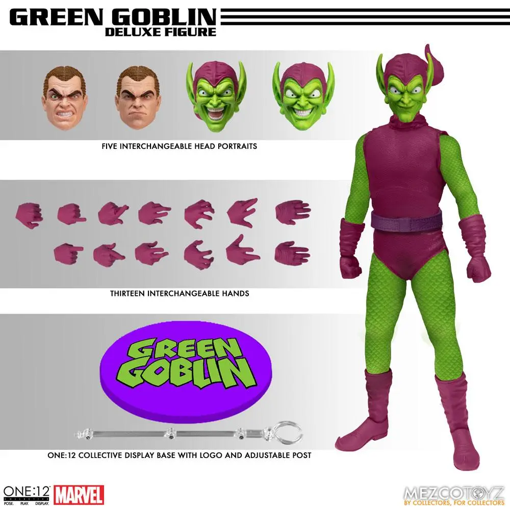 Marvel 1/12 Green Goblin - Deluxe Edition akciófigura 17 cm termékfotó