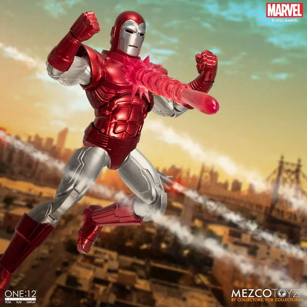 Marvel Actionfigur 1/12 Iron Man (Silver Centurion Edition) 16 cm termékfotó