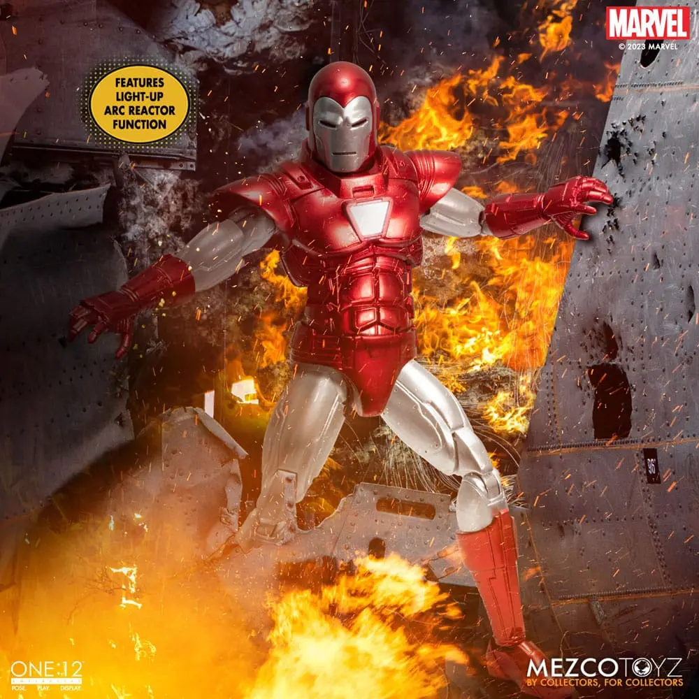 Marvel Actionfigur 1/12 Iron Man (Silver Centurion Edition) 16 cm termékfotó