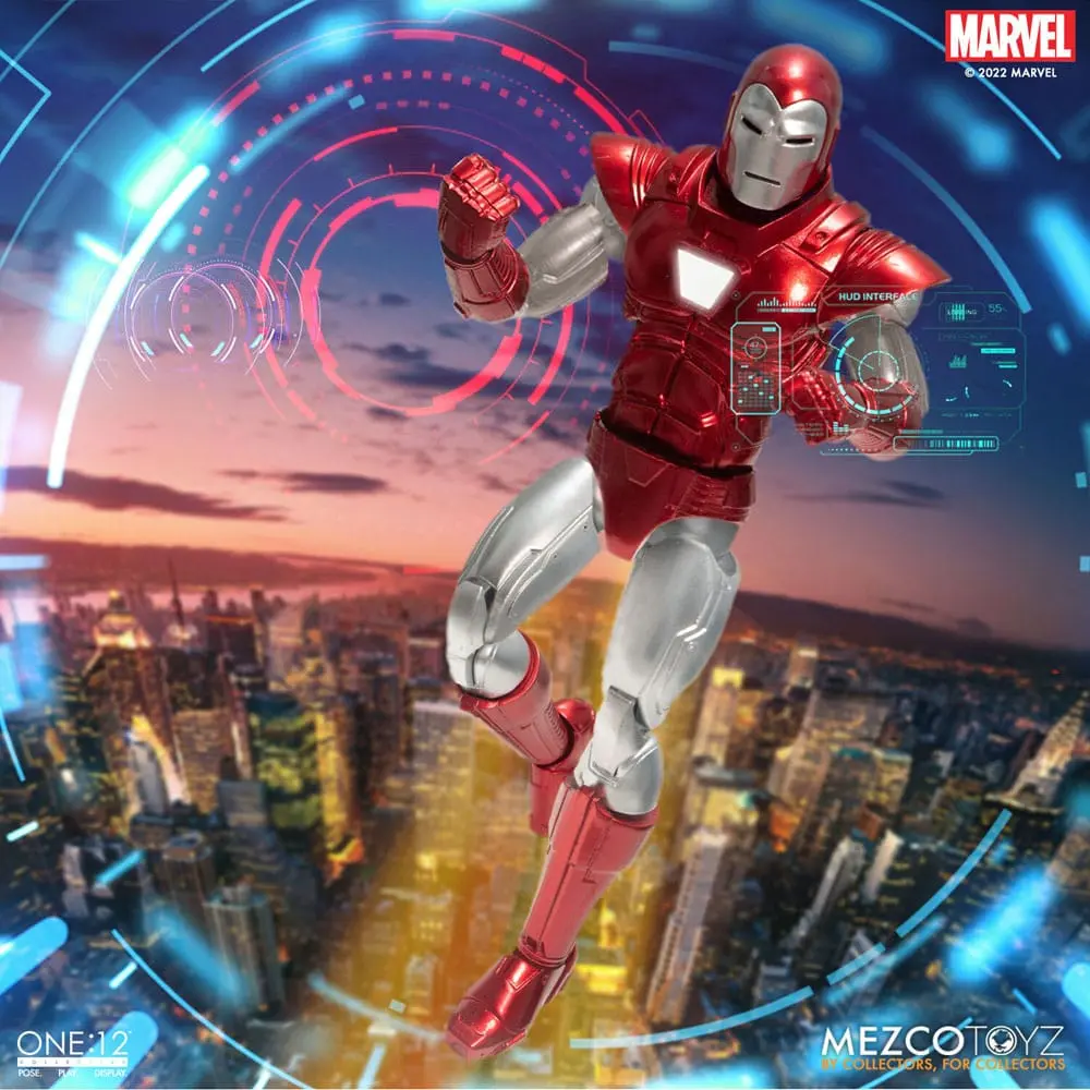 Marvel Actionfigur 1/12 Iron Man (Silver Centurion Edition) 16 cm termékfotó