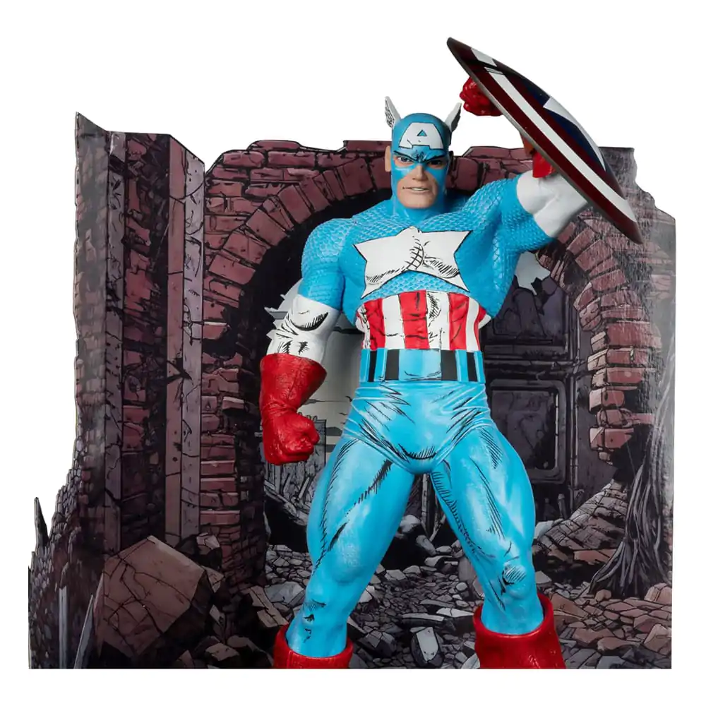 Marvel PVC Statue 1/6 Captain America (The Amazing Spider-Man #323) 28 cm termékfotó