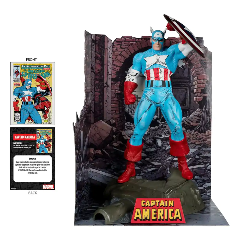 Marvel PVC Statue 1/6 Captain America (The Amazing Spider-Man #323) 28 cm termékfotó