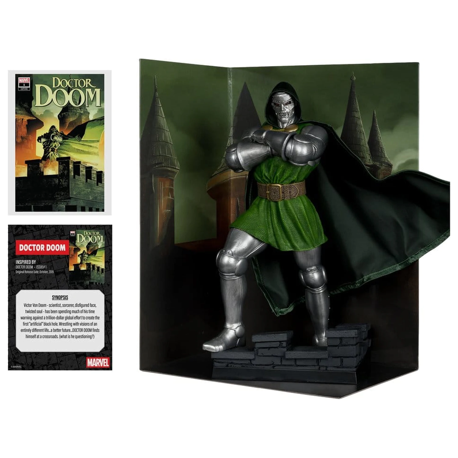 Marvel 1/6 Doctor Doom (Doctor Doom #1) szobor figura 28 cm termékfotó