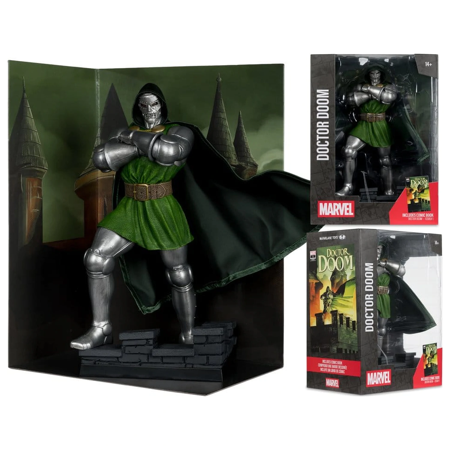 Marvel 1/6 Doctor Doom (Doctor Doom #1) szobor figura 28 cm termékfotó