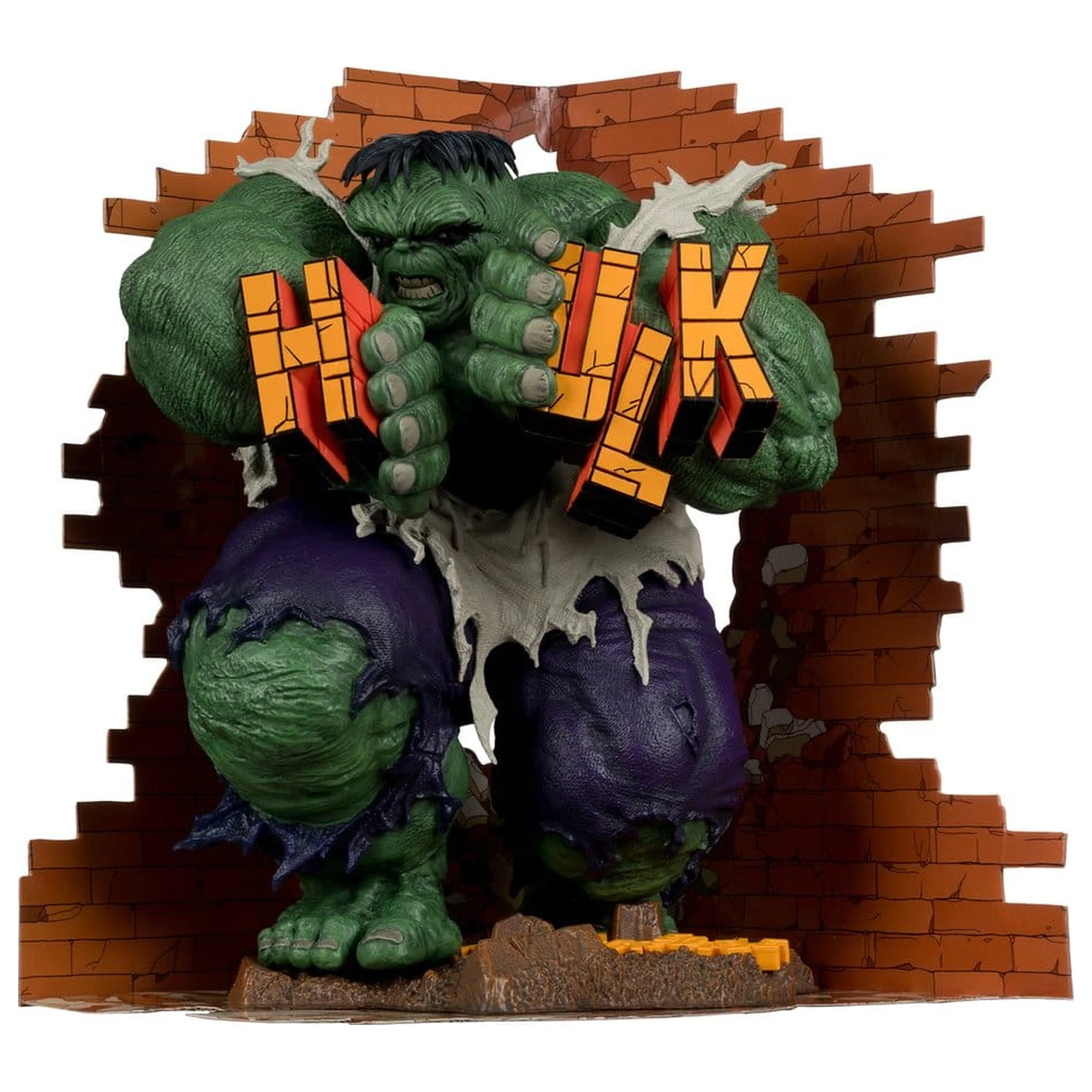 Marvel 1/6 Hulk (The Incredible Hulk #345) (Gold Label) PVC szobor figura  termékfotó