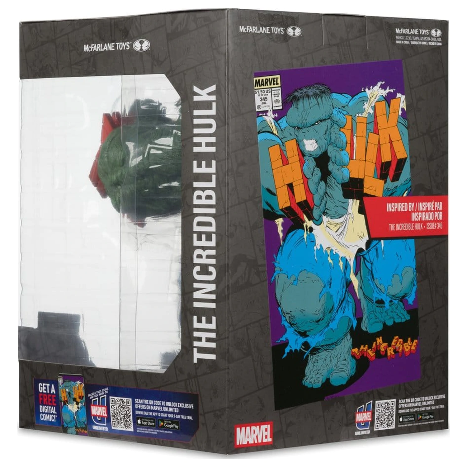 Marvel 1/6 Hulk (The Incredible Hulk #345) (Gold Label) PVC szobor figura  termékfotó