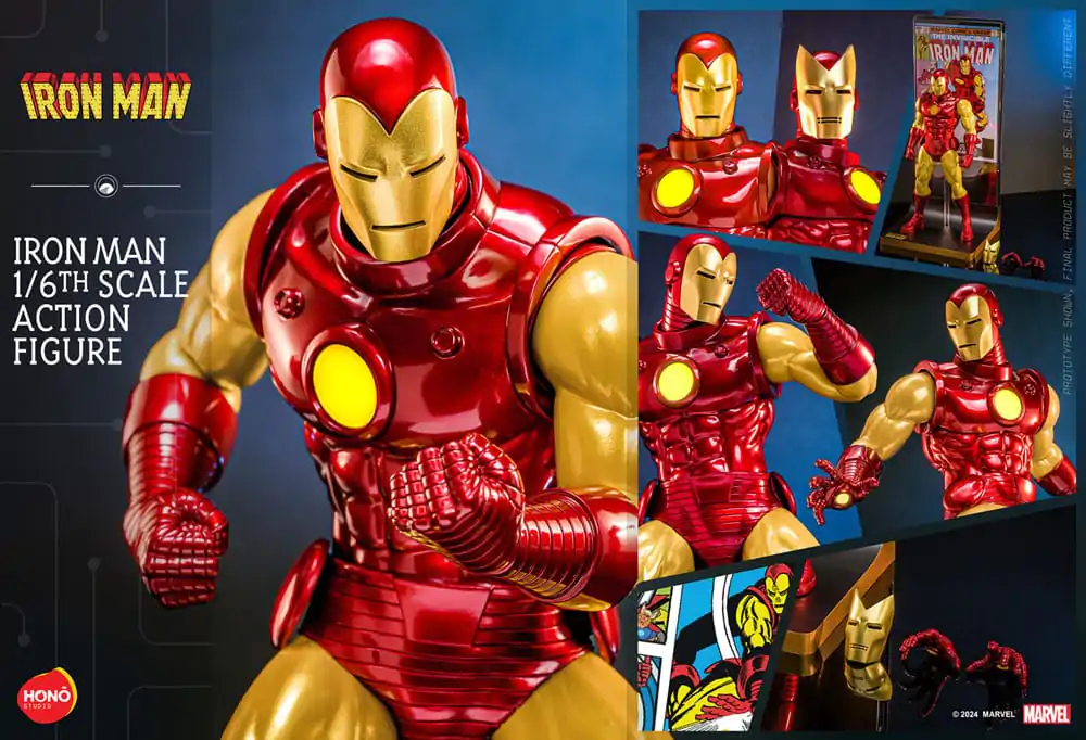 Marvel 1/6 Iron Man akciófigura 32 cm termékfotó