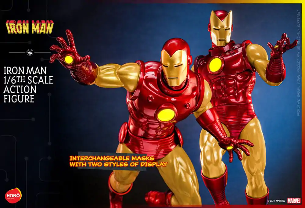 Marvel 1/6 Iron Man akciófigura 32 cm termékfotó