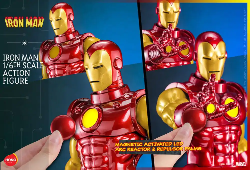 Marvel 1/6 Iron Man akciófigura 32 cm termékfotó