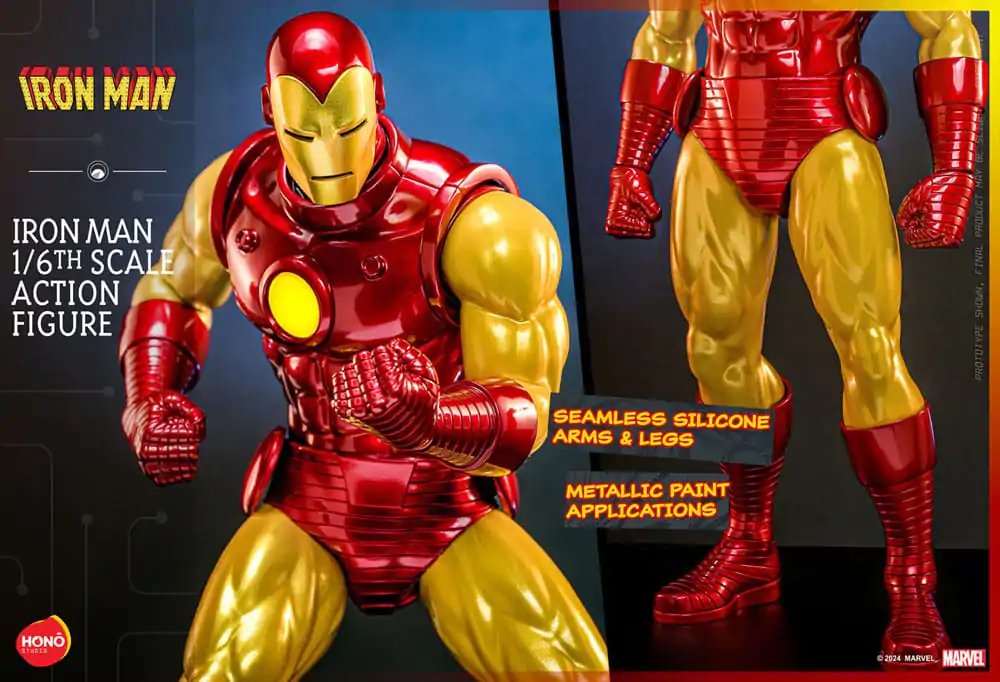 Marvel 1/6 Iron Man akciófigura 32 cm termékfotó