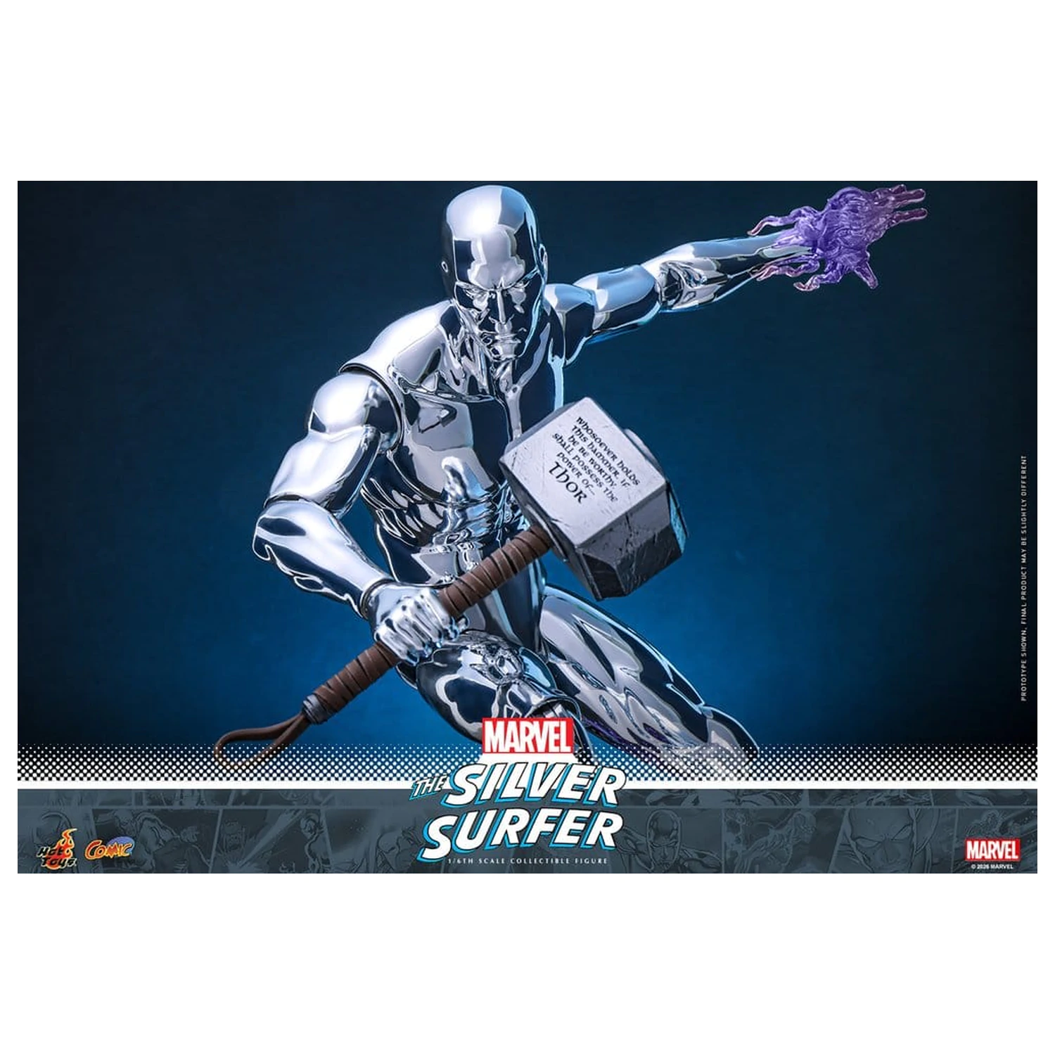 Marvel 1/6 Silver Surfer akciófigura 32 cm termékfotó