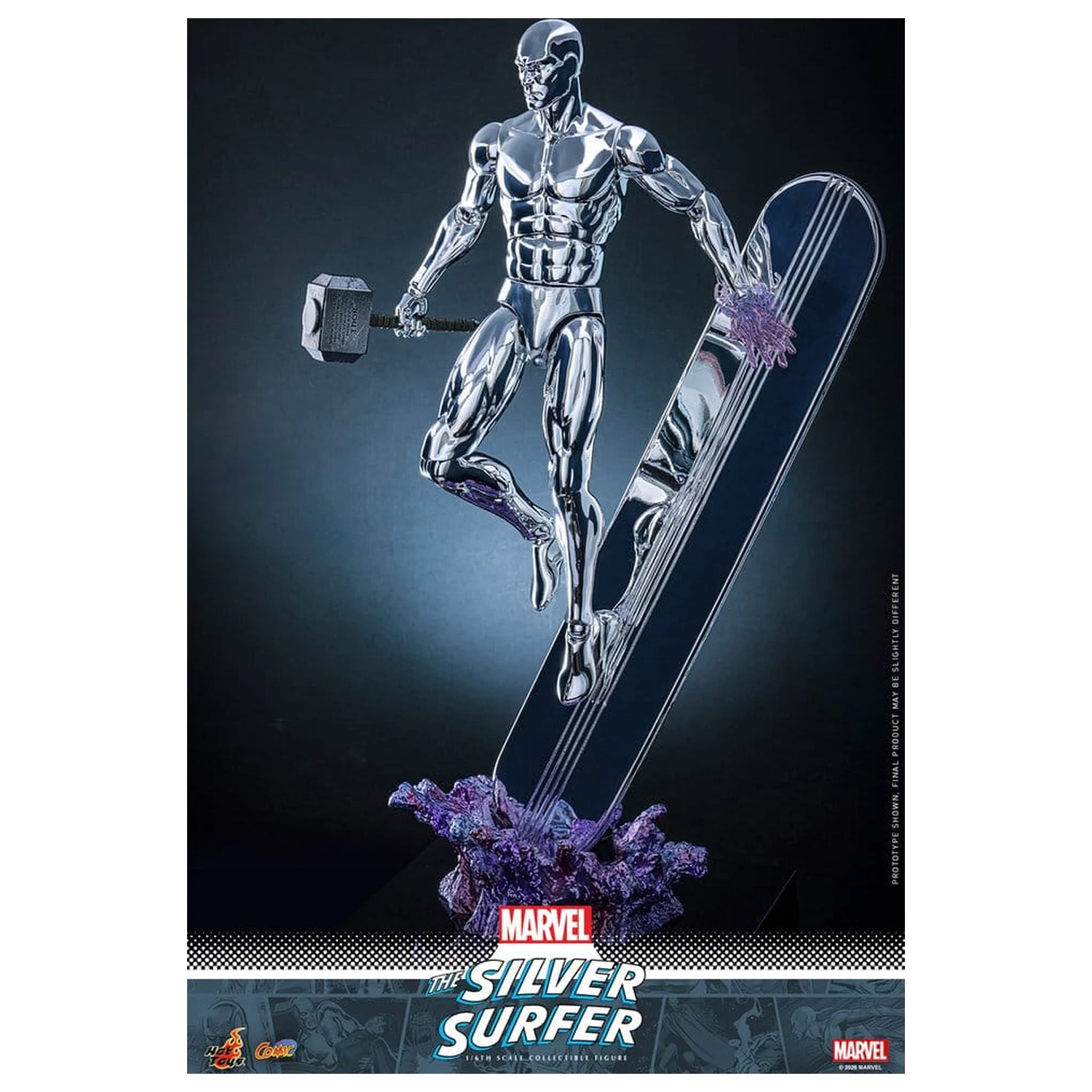 Marvel 1/6 Silver Surfer akciófigura 32 cm termékfotó
