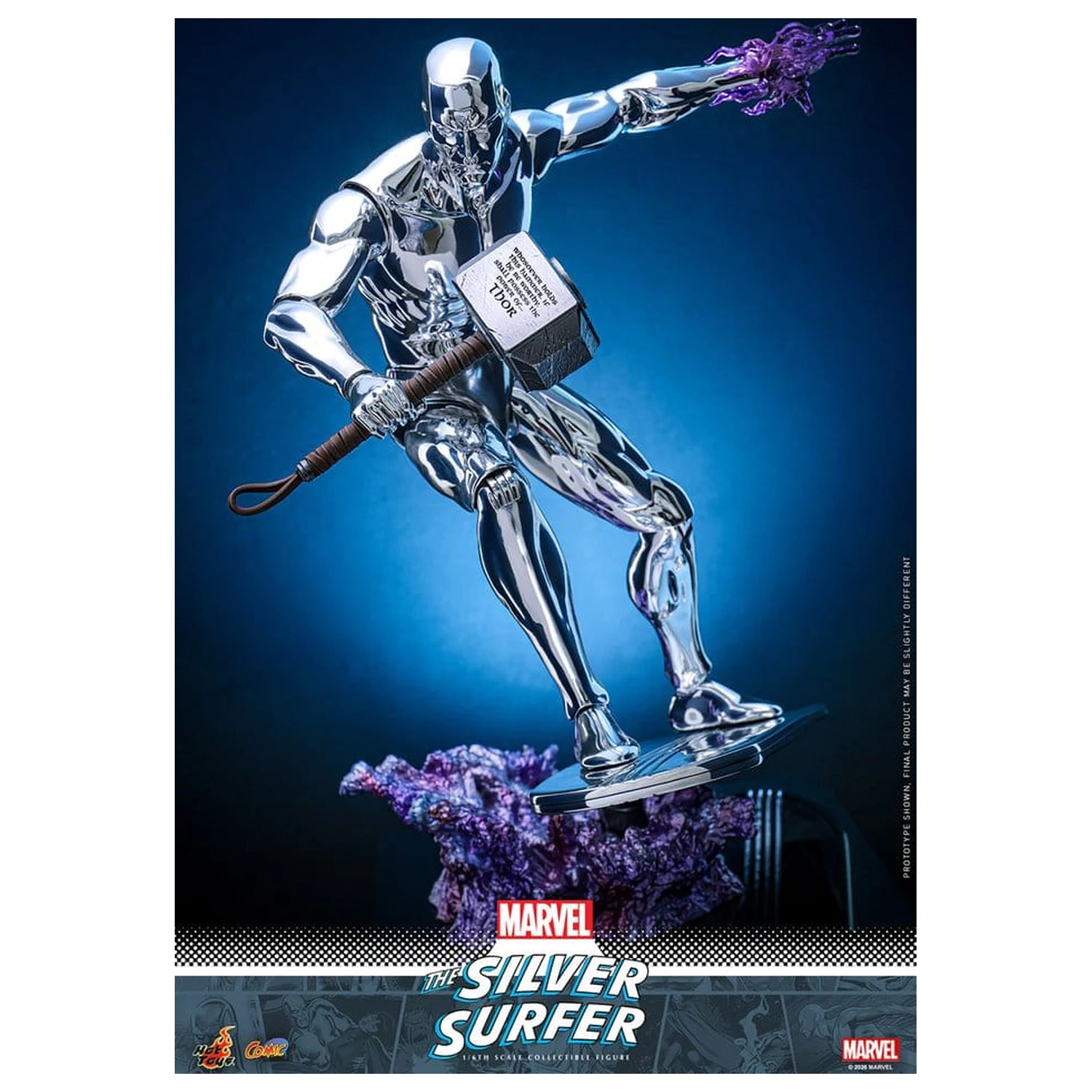 Marvel 1/6 Silver Surfer akciófigura 32 cm termékfotó