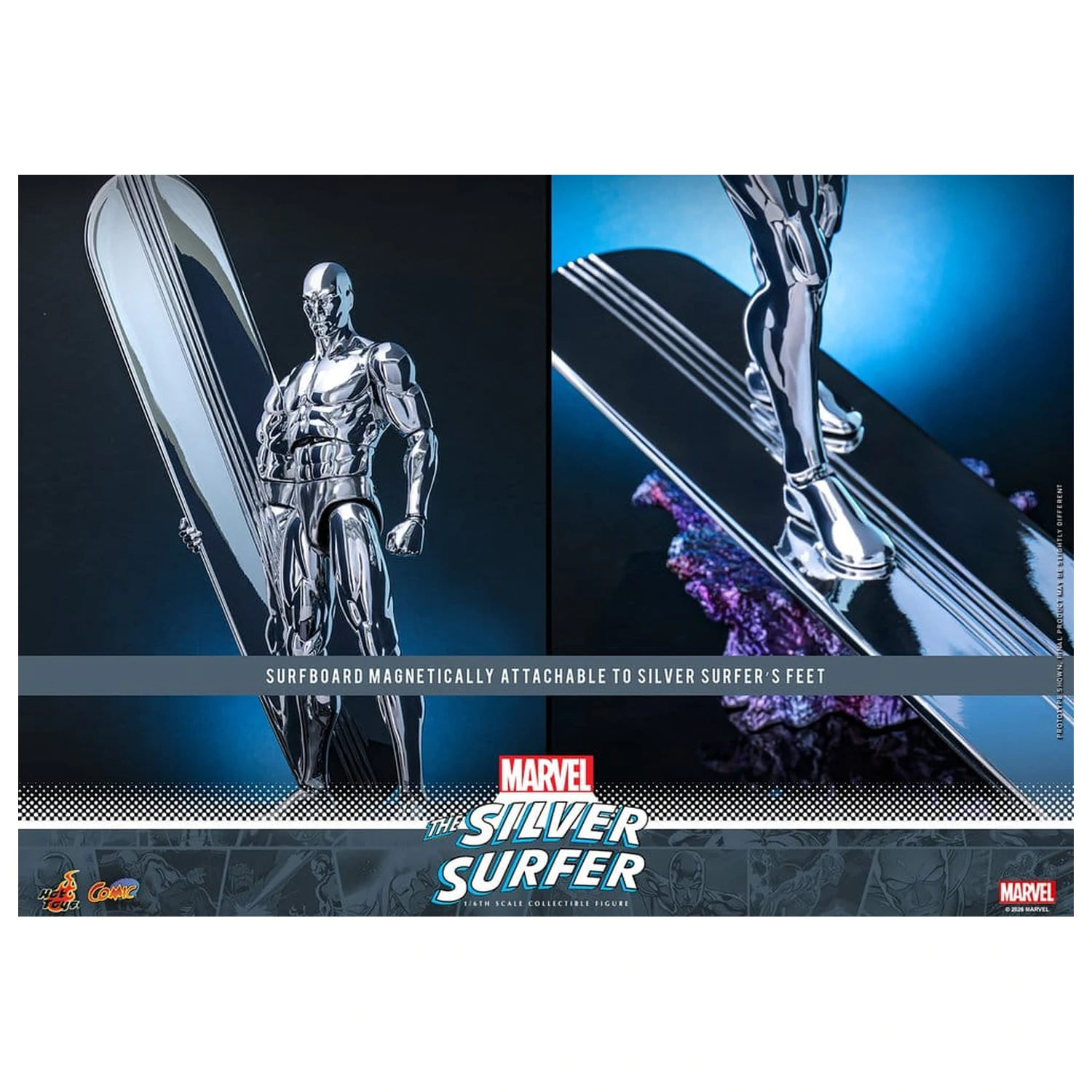 Marvel 1/6 Silver Surfer akciófigura 32 cm termékfotó