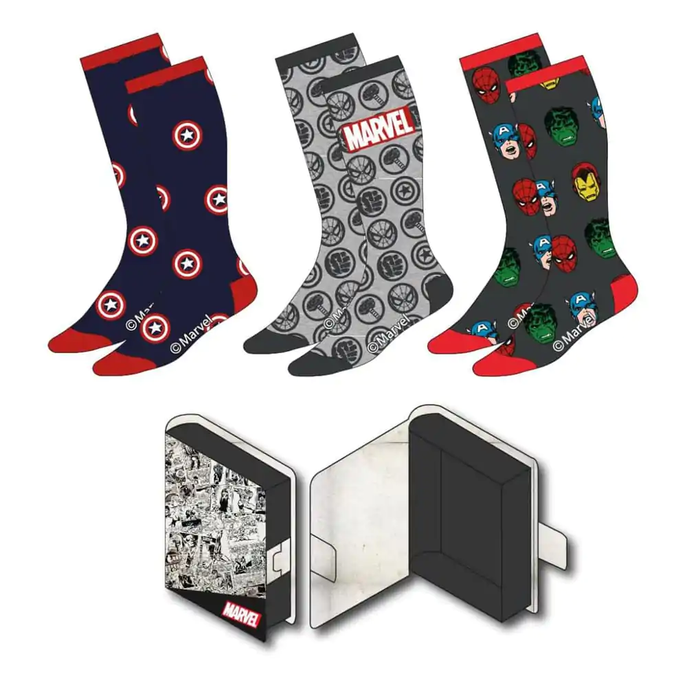 Marvel Socks 3-Pack 38-45 termékfotó