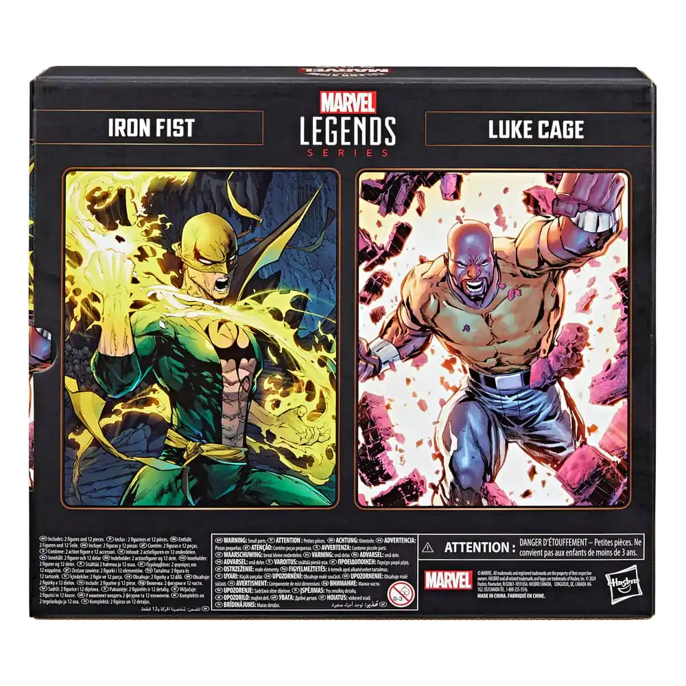 Marvel 85th Anniversary Marvel Legends Iron Fist & Luke Cage 2 db-os akciófigura csomag 15 cm termékfotó