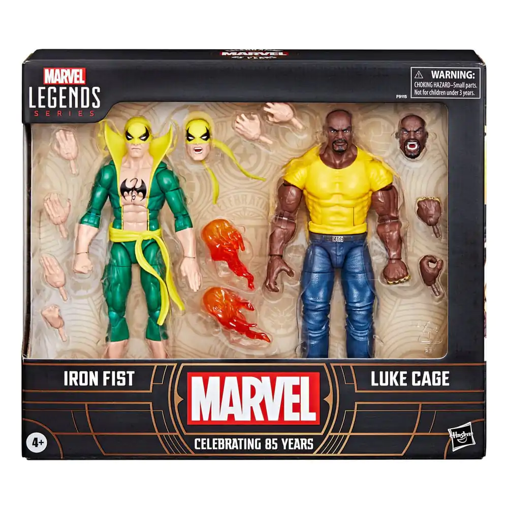 Marvel 85th Anniversary Marvel Legends Iron Fist & Luke Cage 2 db-os akciófigura csomag 15 cm termékfotó