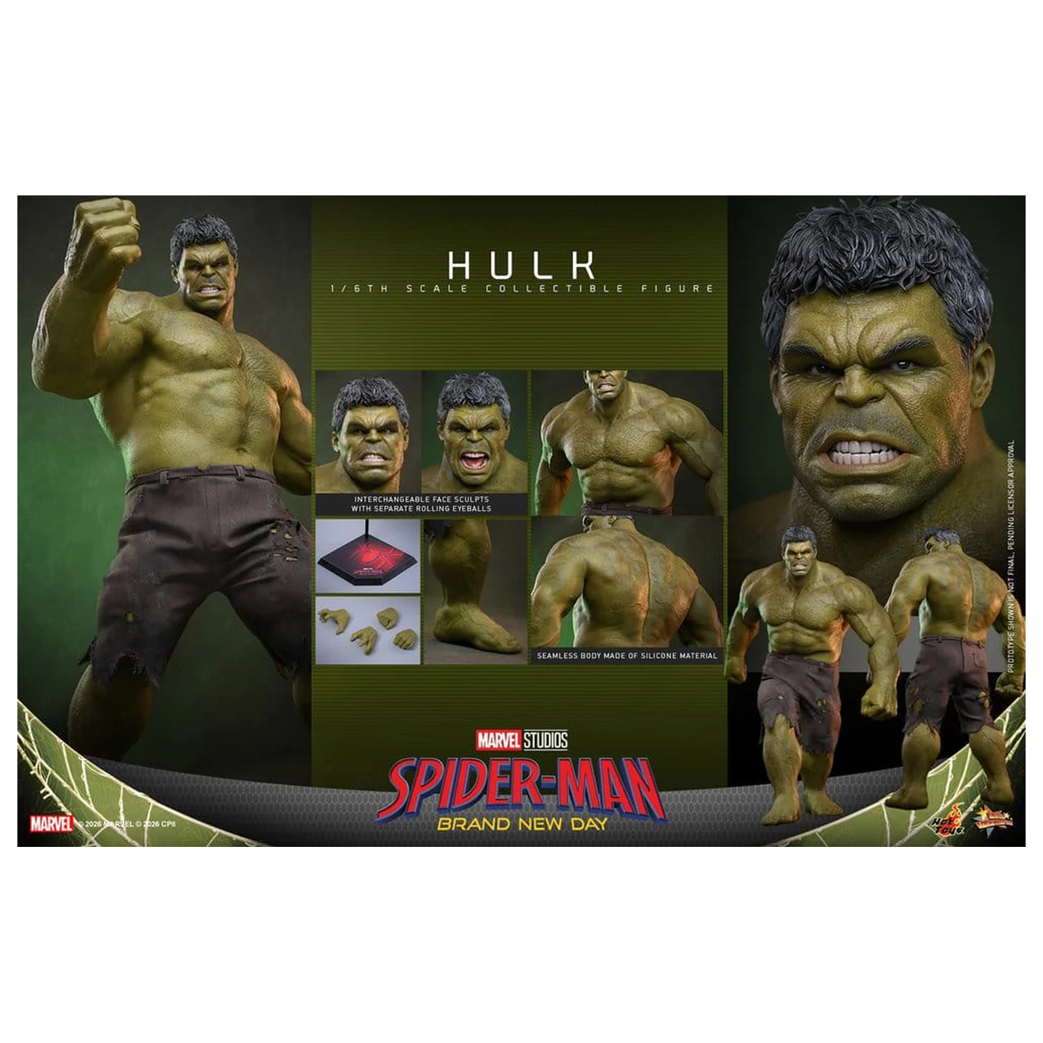 Marvel akciófigura 1/6 Hulk 51 cm termékfotó