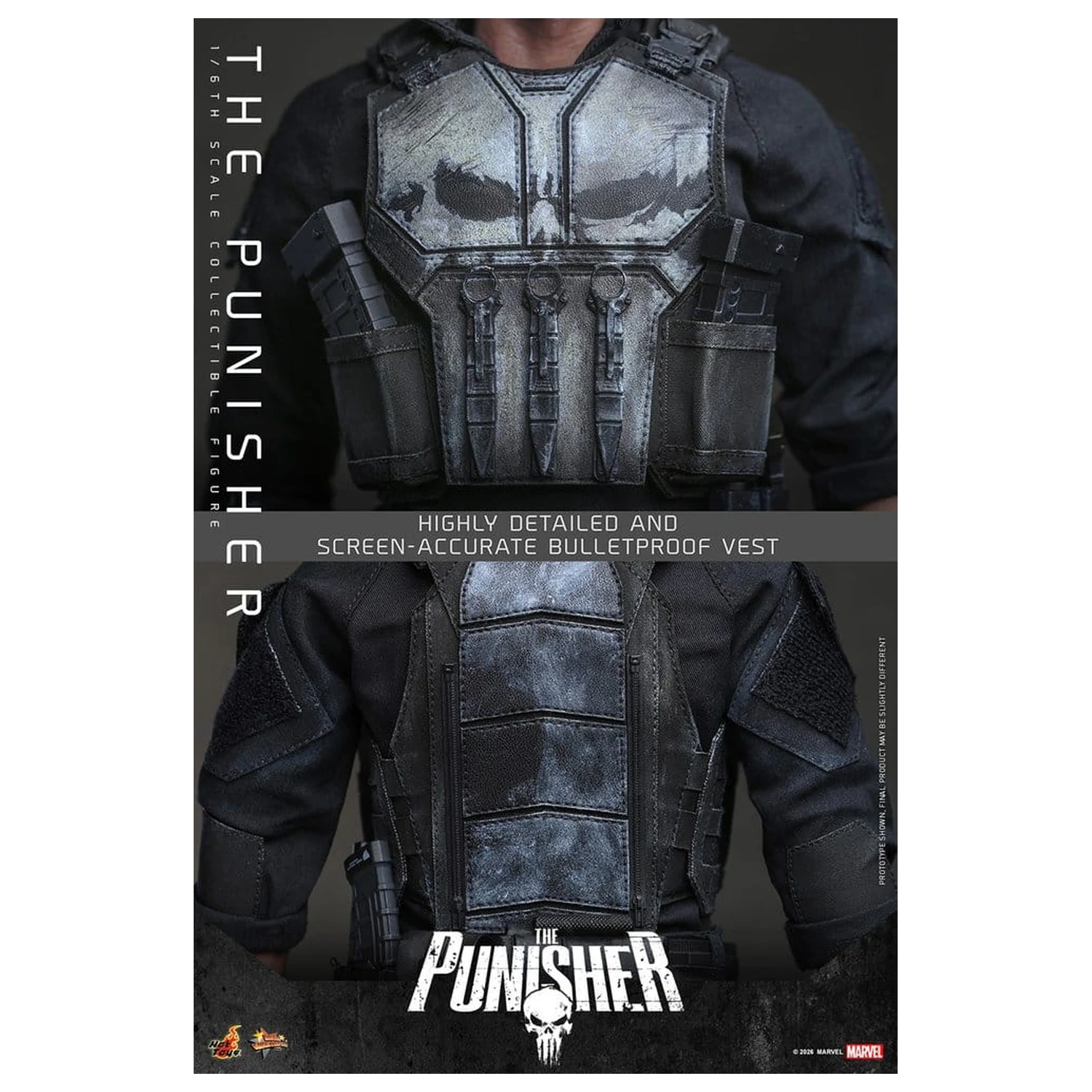 Marvel akciófigura 1/6 The Punisher 31 cm termékfotó