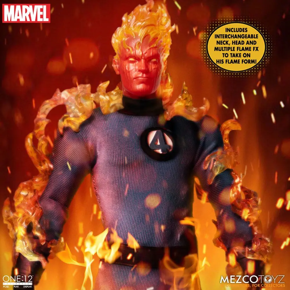 Marvel akciófiguras 1/12 Fantastic Four Deluxe figura csomag 16 cm termékfotó