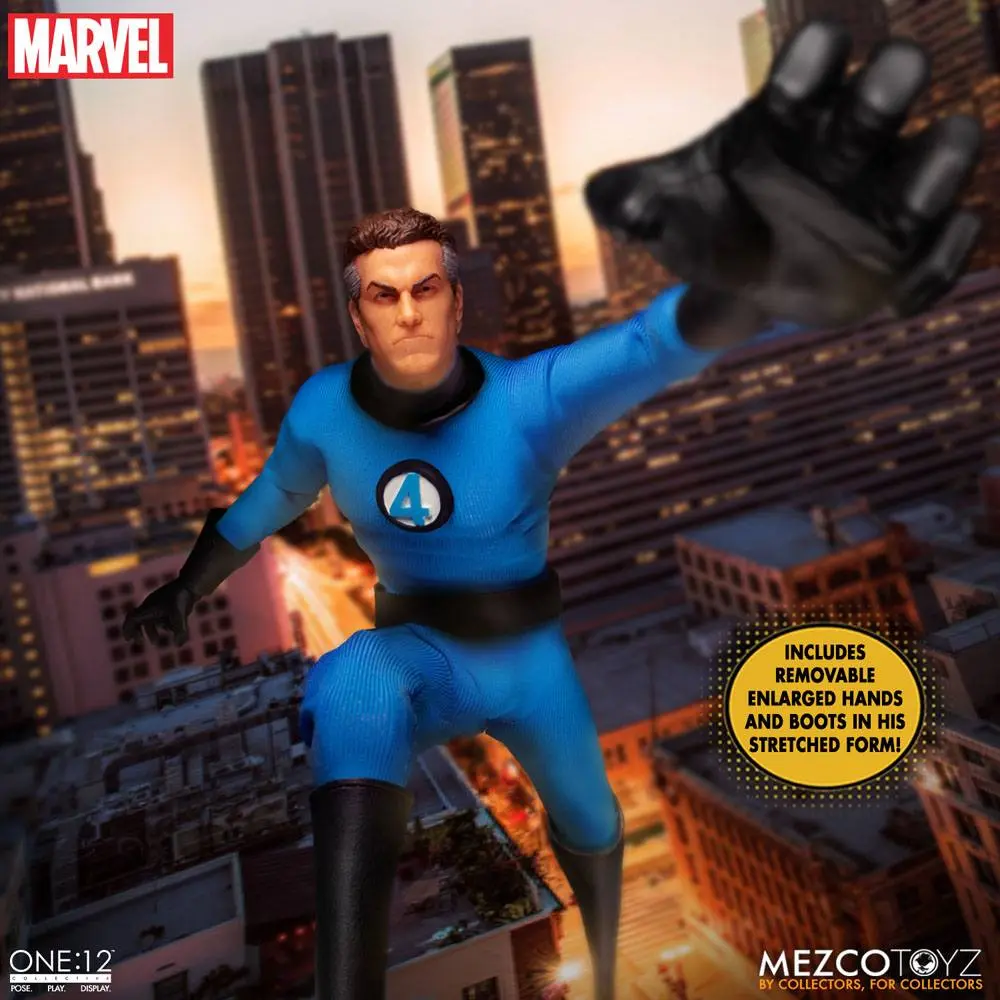 Marvel akciófiguras 1/12 Fantastic Four Deluxe figura csomag 16 cm termékfotó