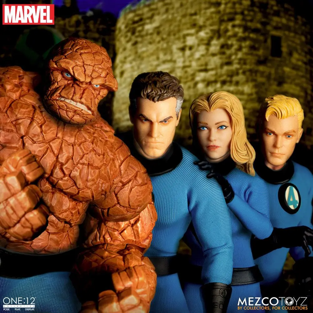 Marvel akciófiguras 1/12 Fantastic Four Deluxe figura csomag 16 cm termékfotó