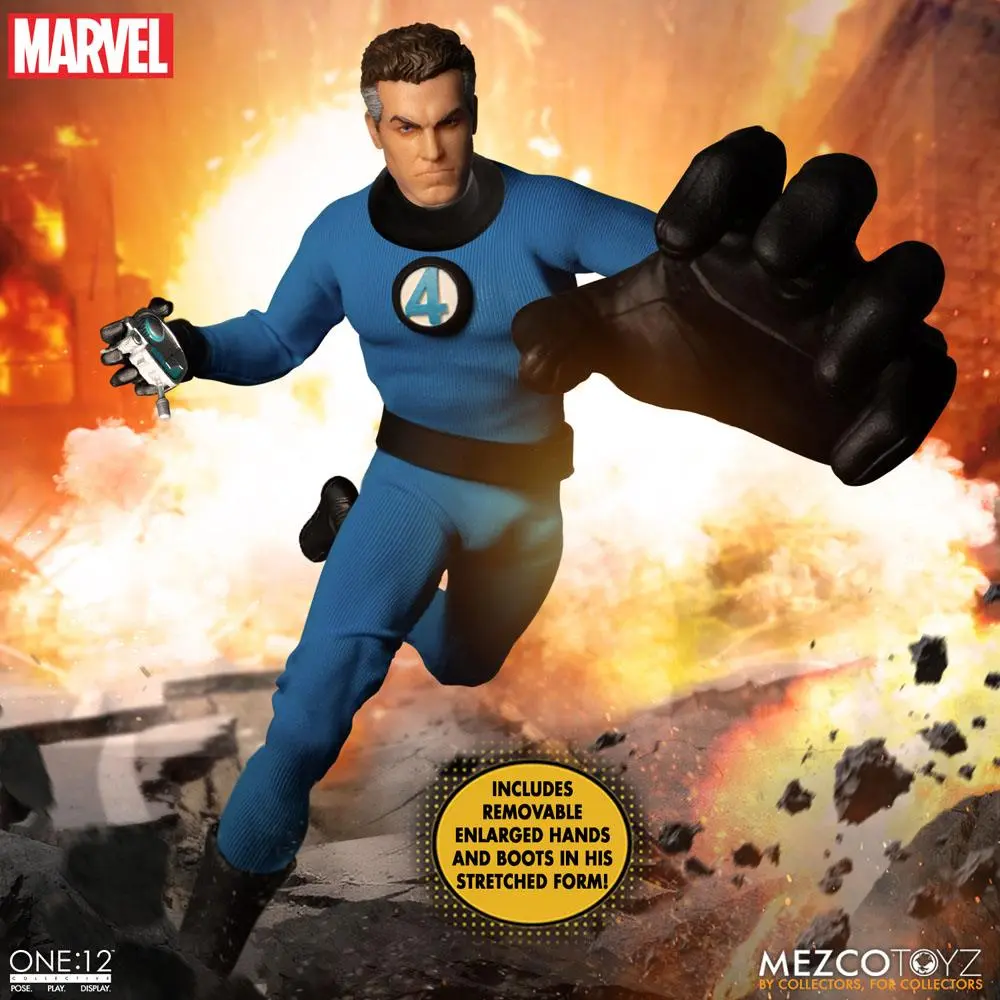Marvel akciófiguras 1/12 Fantastic Four Deluxe figura csomag 16 cm termékfotó