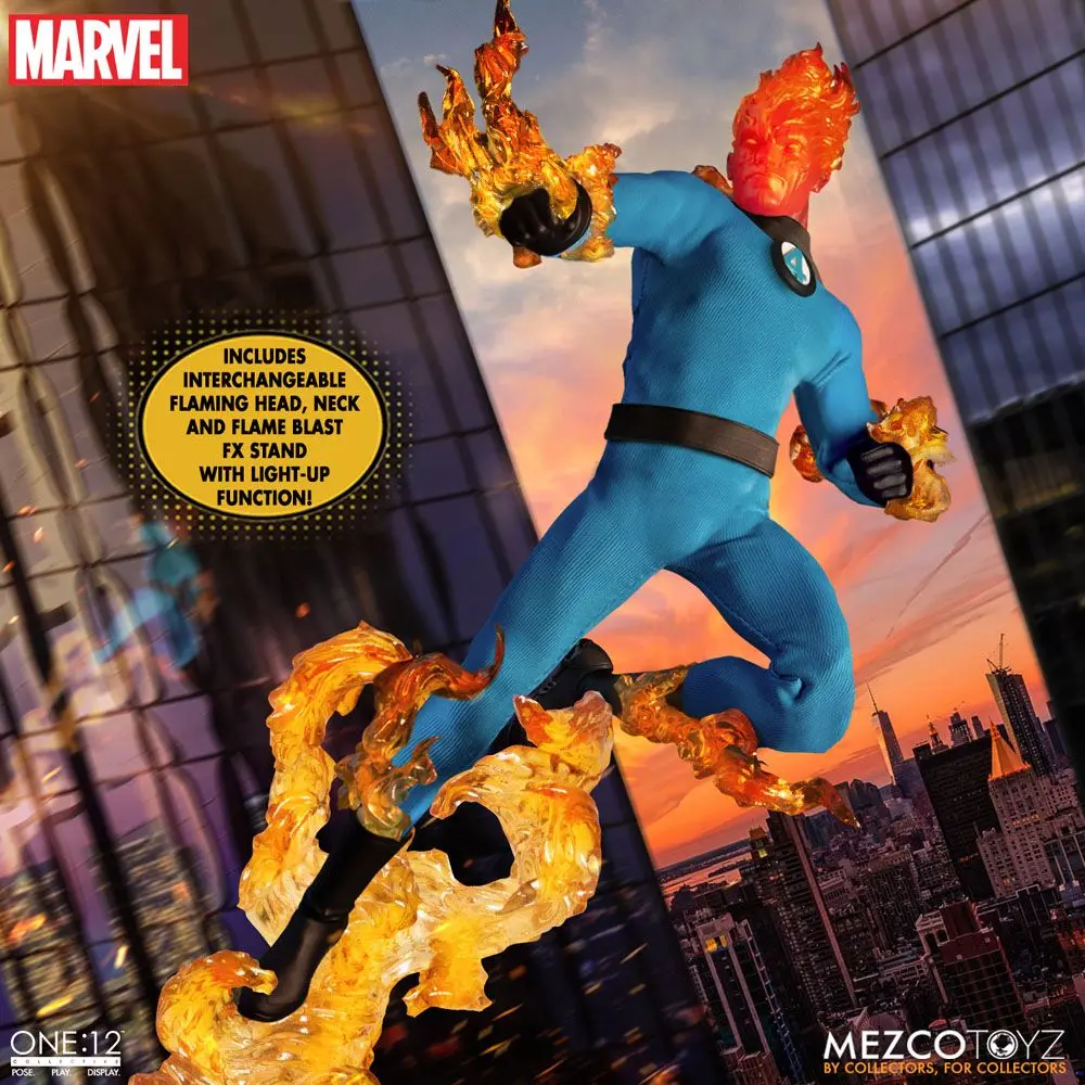 Marvel akciófiguras 1/12 Fantastic Four Deluxe figura csomag 16 cm termékfotó
