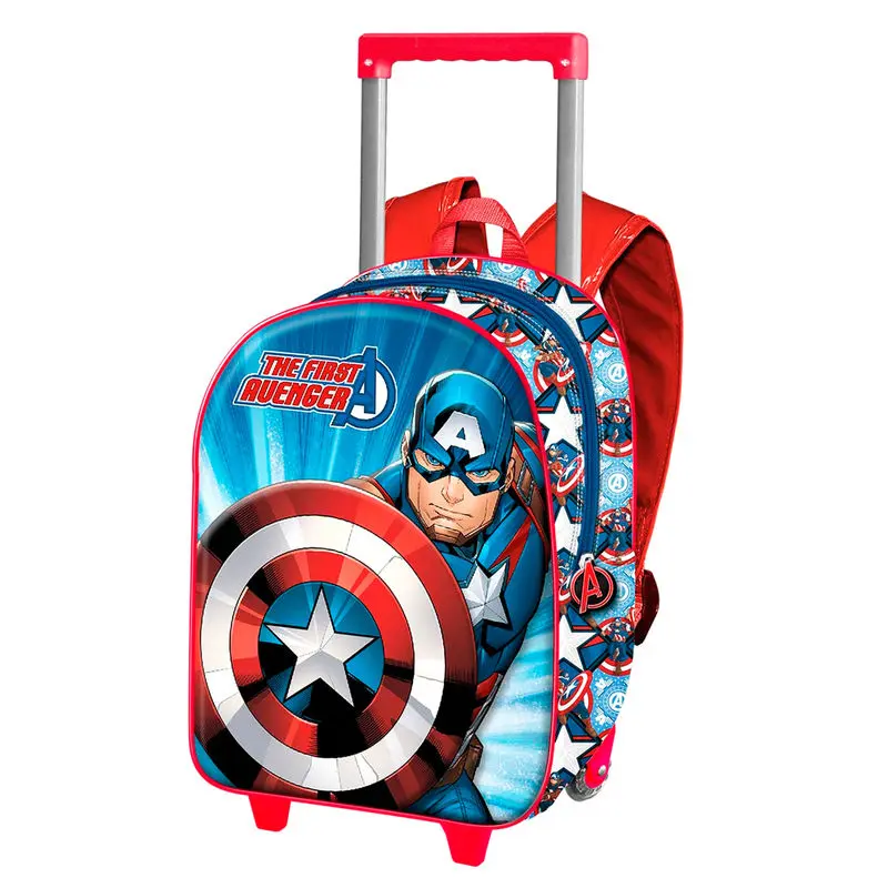 Marvel Amerika Kapitány 3D Gurulós táska 34cm termékfotó