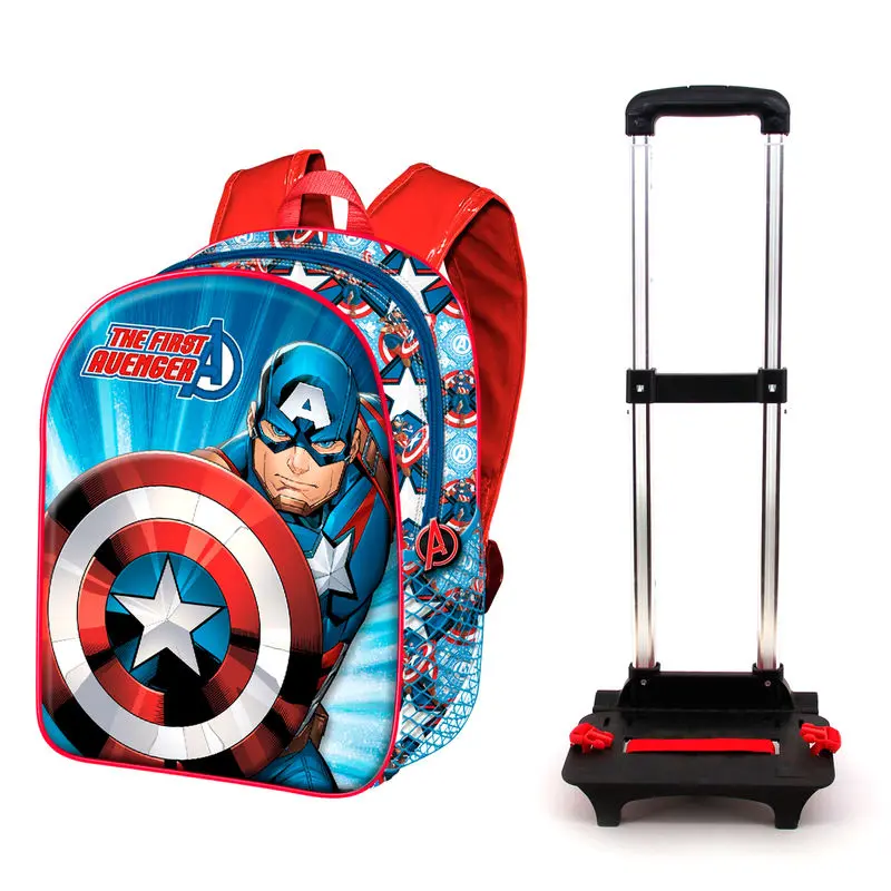 Marvel Amerika Kapitány Gurulós táska 38cm termékfotó