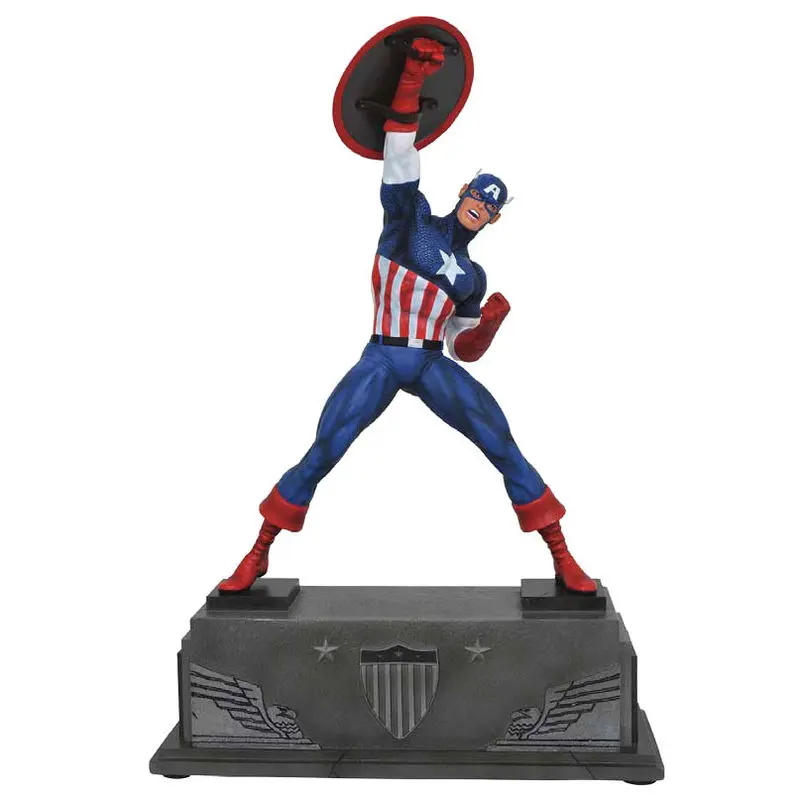 Marvel Amerika Kapitány gyanta szobor figura 30cm termékfotó