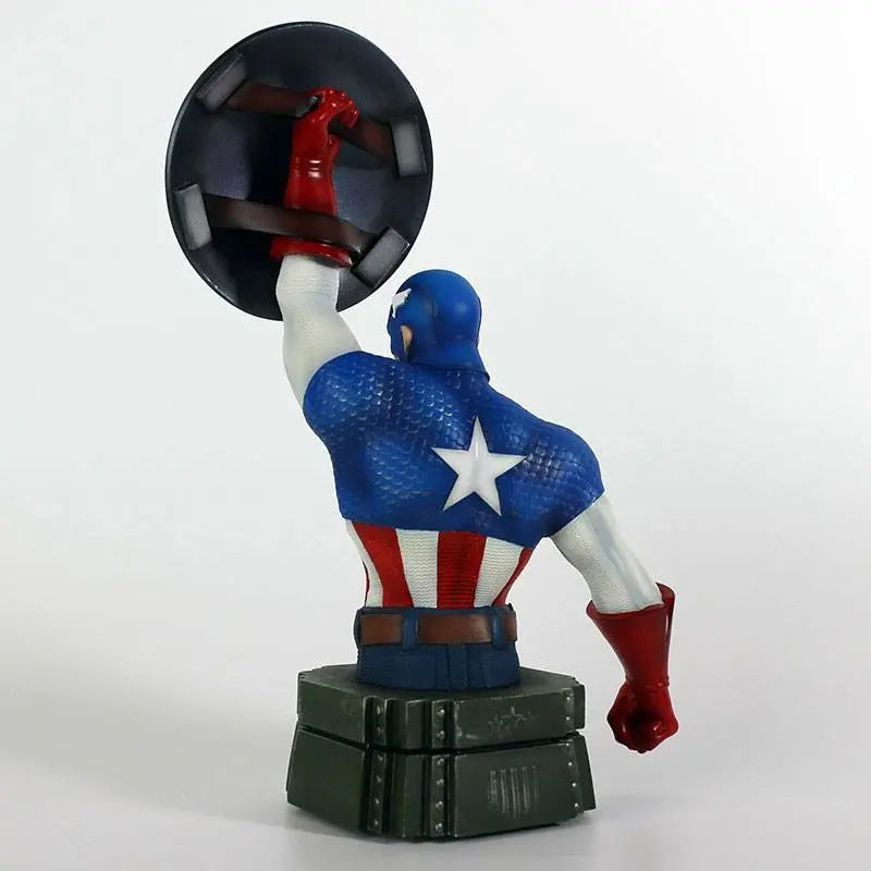 Marvel Amerika Kapitány mellszobor figura 26 cm termékfotó
