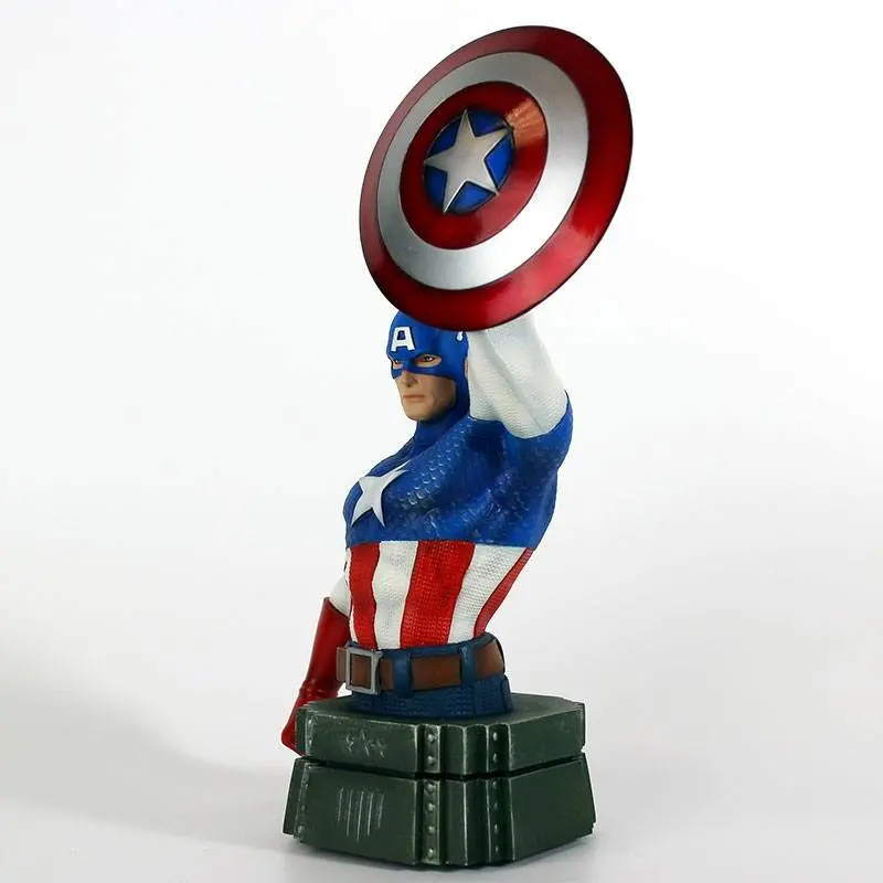 Marvel Amerika Kapitány mellszobor figura 26 cm termékfotó