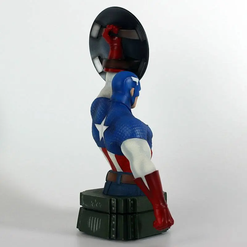 Marvel Amerika Kapitány mellszobor figura 26 cm termékfotó