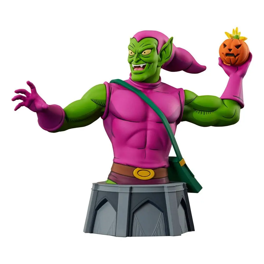 Marvel Animated Series Green Goblin mellszobor figura 15 cm termékfotó