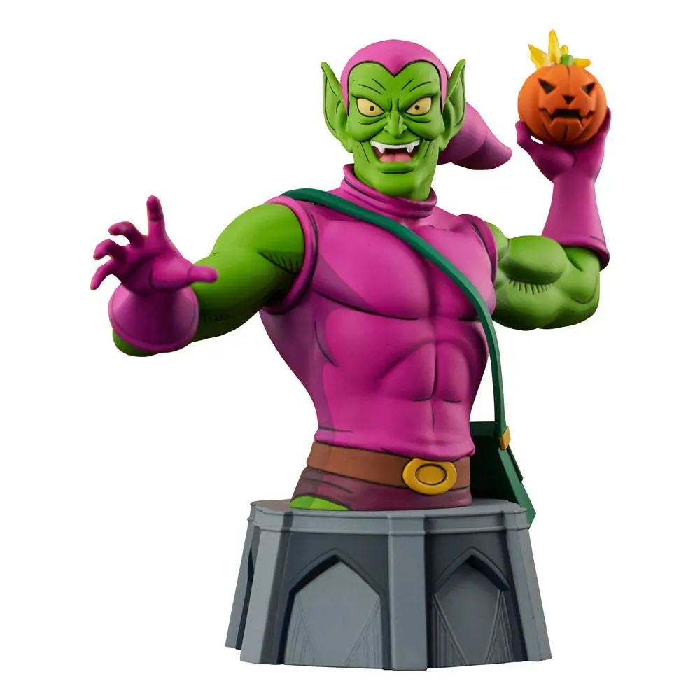 Marvel Animated Series Green Goblin mellszobor figura 15 cm termékfotó