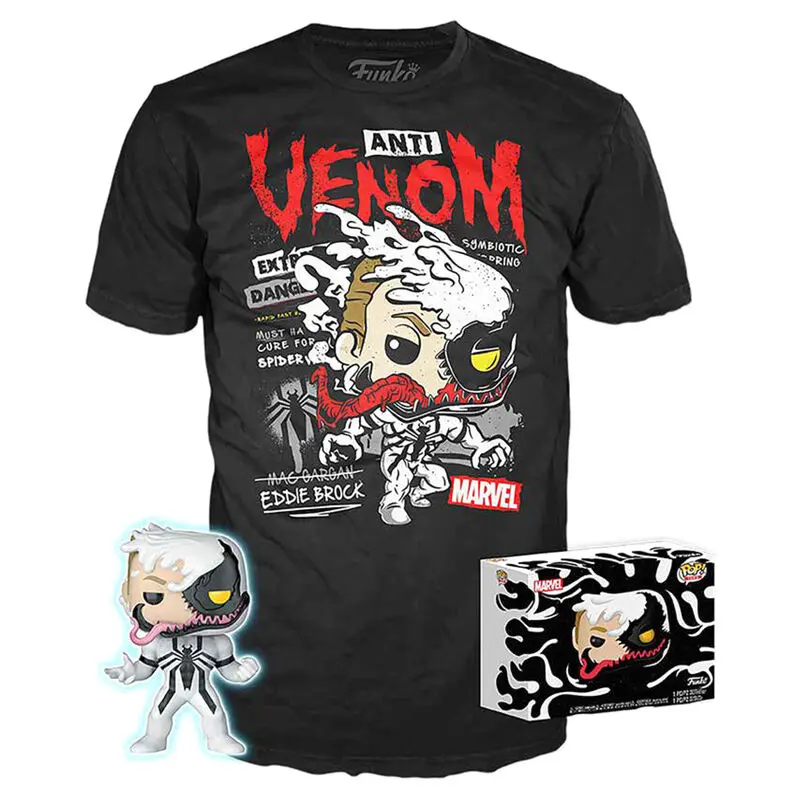 Marvel Anti-Venom figura és póló csomag termékfotó