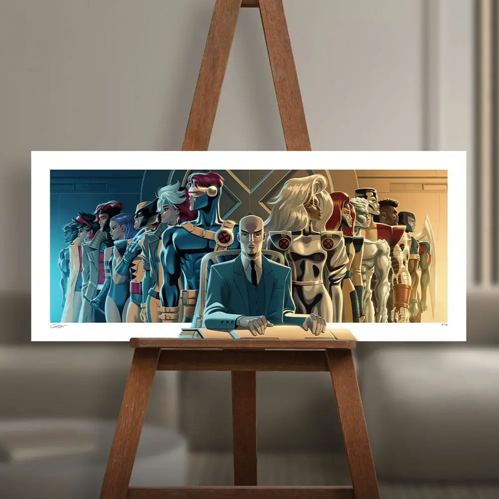 Marvel Art Print Charles Xavier and the X-Men 74 x 33 cm - keretezetlen vászonkép termékfotó