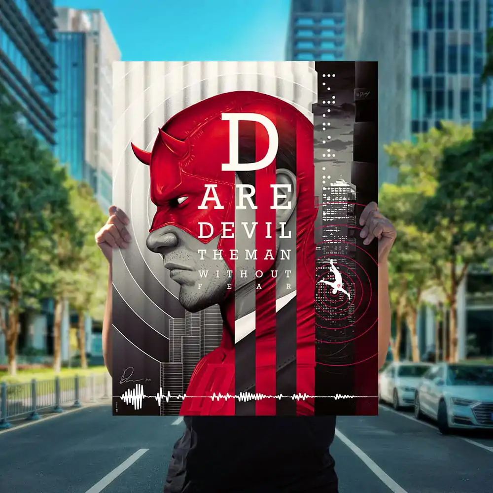 Marvel Art Print Daredevil: The Man Without Fear 46 x 61 cm - keretezetlen vászonkép termékfotó