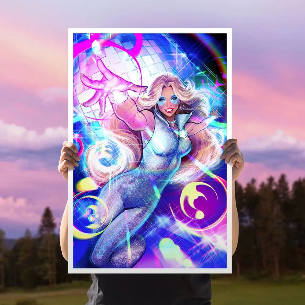 Marvel Art Print Dazzler 41 x 61 cm - keretezetlen vászonkép termékfotó