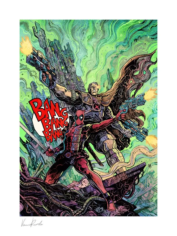 Marvel Art Print Deadpool &amp; Cable 46 x 61 cm termékfotó