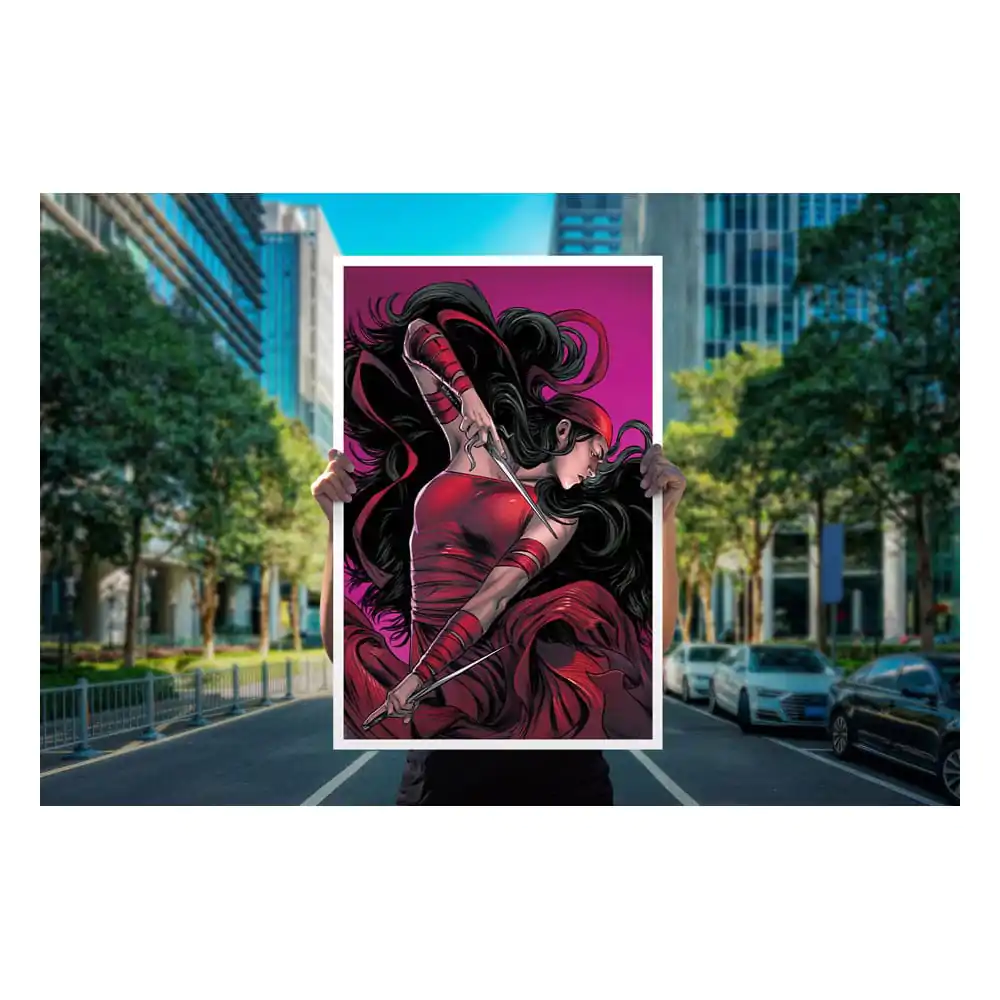 Marvel Art Print Elektra: Woman Without Fear 41 x 61 cm - keretezetlen vászonkép termékfotó